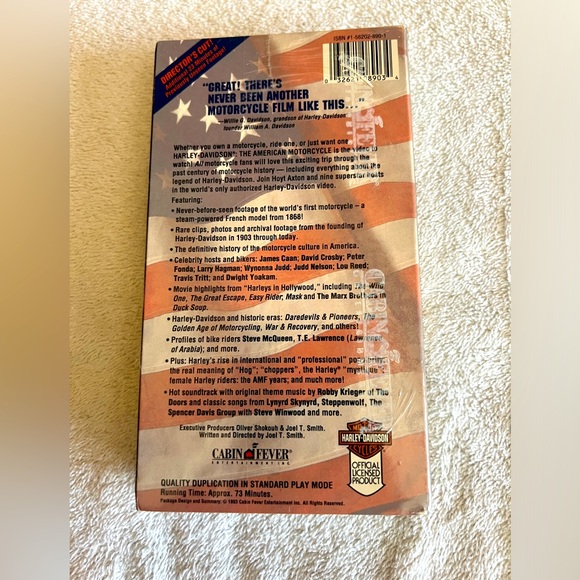 Harley Davidson:American Motorcycle (VHS 1995)NOS - Picture 2 of 5